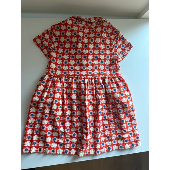 $50 Hanna Andersson Girls Collared Button Front Dress - 4 - Picture 5 of 5